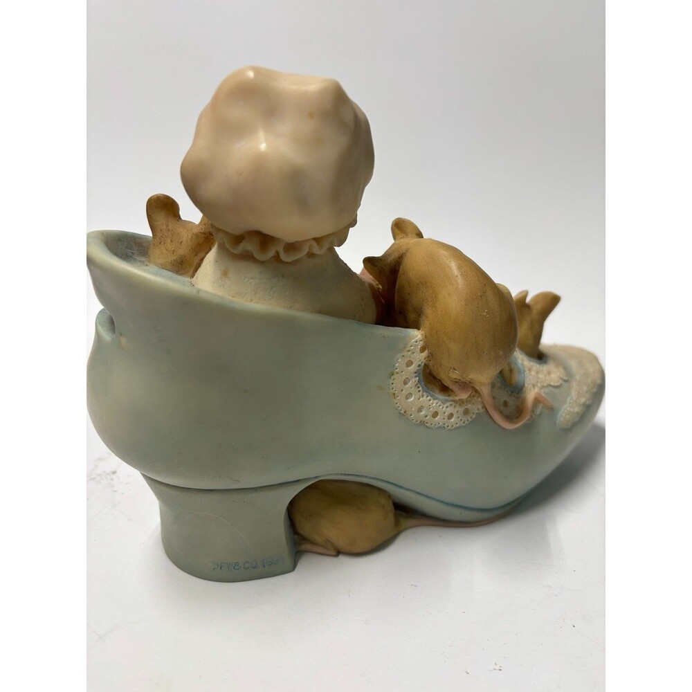 1994 Beatrix Potter Old Woman Who Lived In A Shoe Bank Mrs Tittlemouse Mice Char - Picture 4 of 10